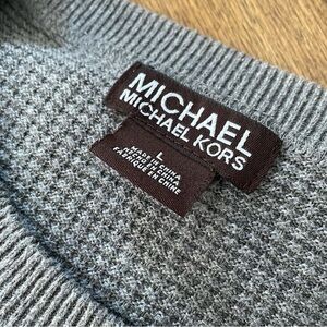 Michael Kors Grey Waffle Knit Sweater